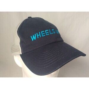 Wheels Up 8760 Private Jet Adjustable Strapback Mesh Back Hat/Cap-EXCELLENT!